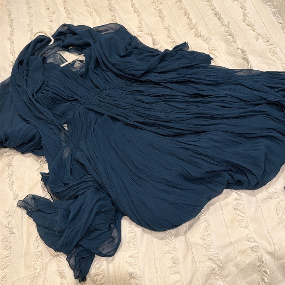 Maxaria navy blue long dress